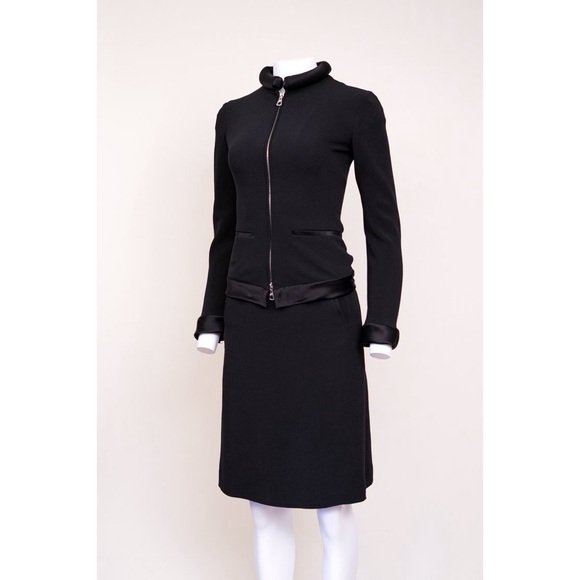 Jean Paul Gaultier A/W 99 Black Tube Jacket and Skirt Set - Picture 4 of 6